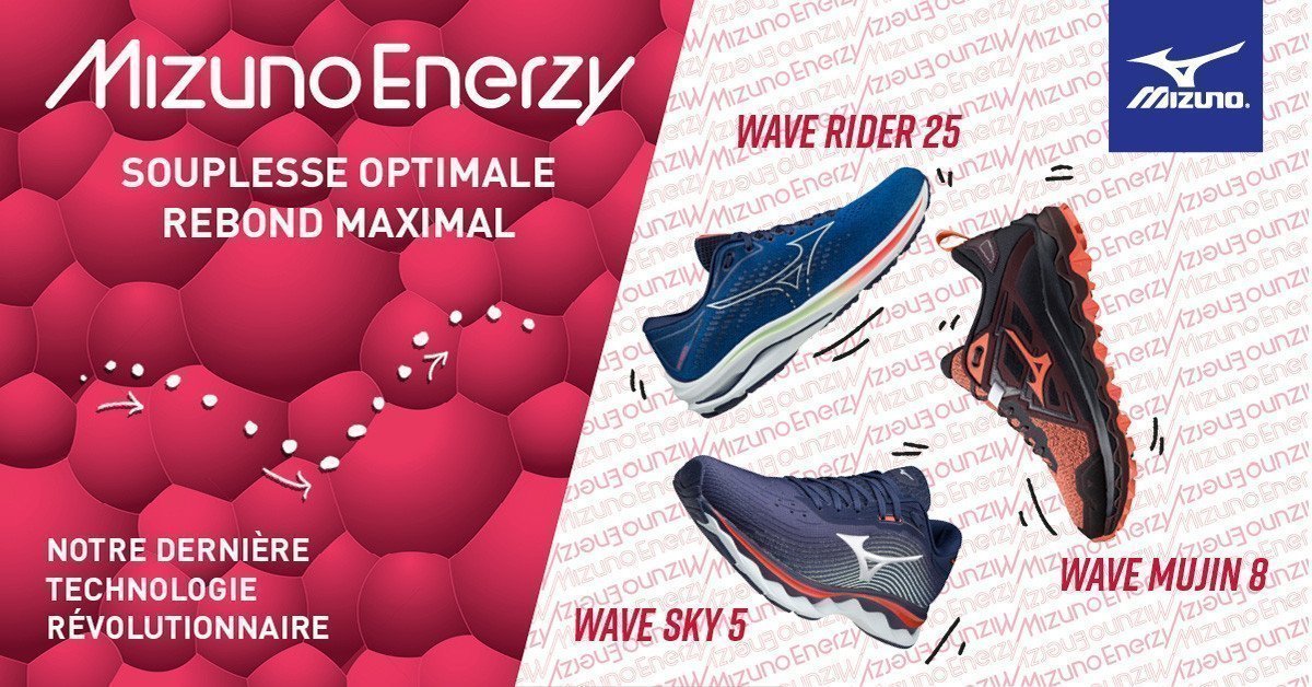 Mizuno Enerzy : la technologie phare de Mizuno